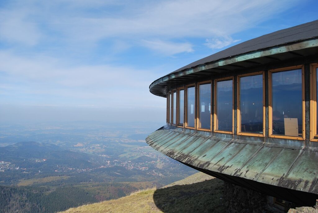 Widok z Obserwatorium na Śnieżce