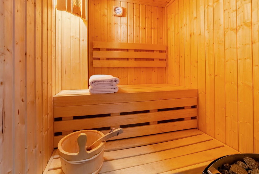 Sauna z apartamencie Wonder Home