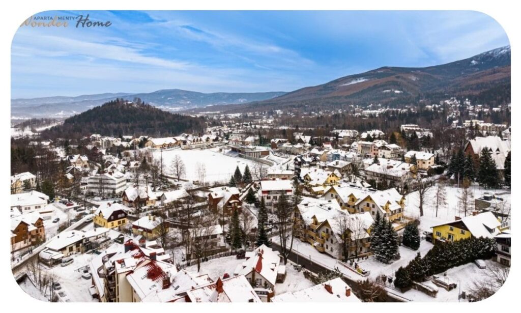 Lokalizacja Kryształ w zimie, Karpacz, Wonder Home