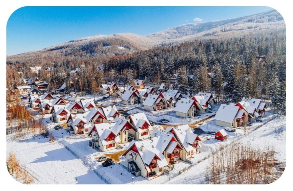 Osiedle Komuny Paryskiej w zimie