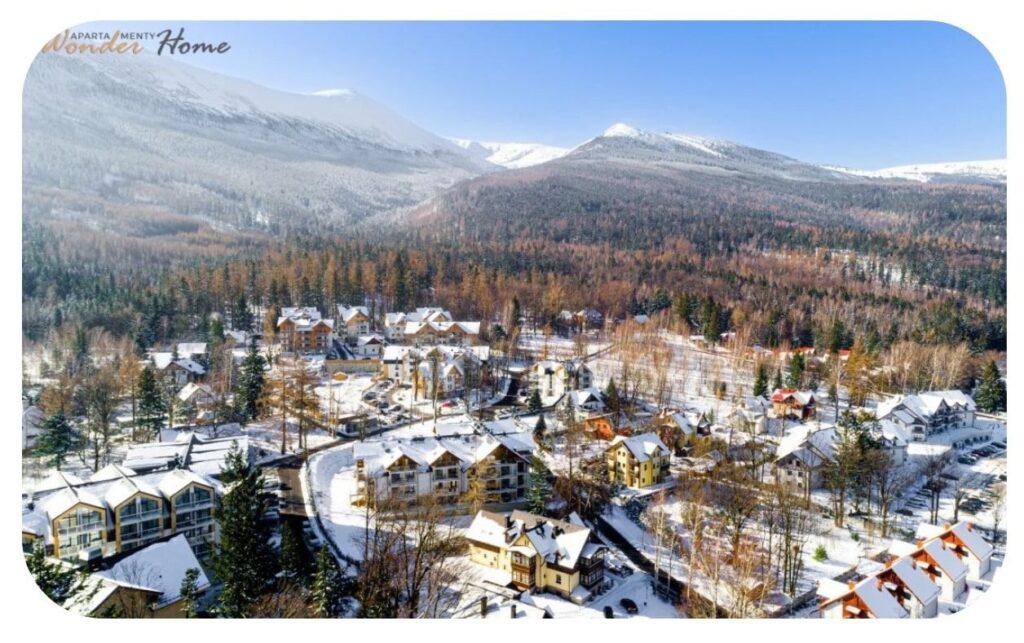 Lokalizacja Sarnia w zimowej odsłonie, Wonder Home Karpacz