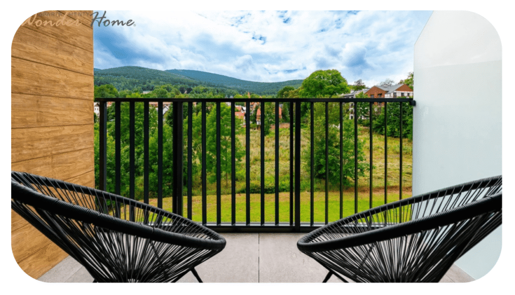 Lokalizacja Wyszyńskiego 2, Świeradów-Zdrój, widok z balkonu